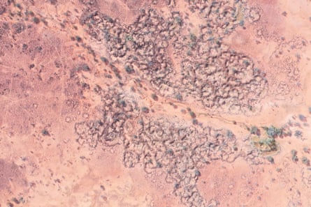 Aerial view of Mithaka quarries