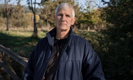 Chris Blake, a member of Colwall Orchard Group.