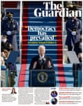 Guardian front page, Thursday 21 January 2021