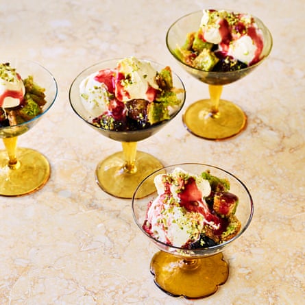Helen Graves’ smoky cherry baklava sundae.