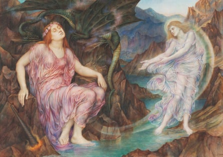 The Passing of the Soul of Death (c.1919) by Evelyn De Morgan