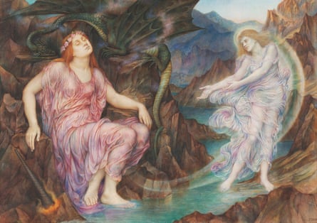 Le décès de l'âme de la mort (c.1919) par Evelyn De Morgan