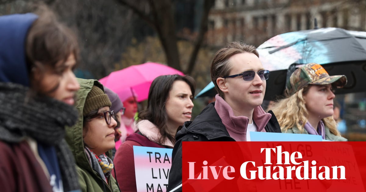 US supreme court considers state bans on transgender athletes in school sports – live