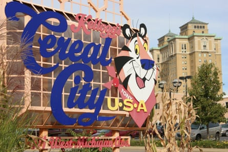Battle Creek, known as ‘Cereal City’ thanks to its association with Kellogg’s and Post.