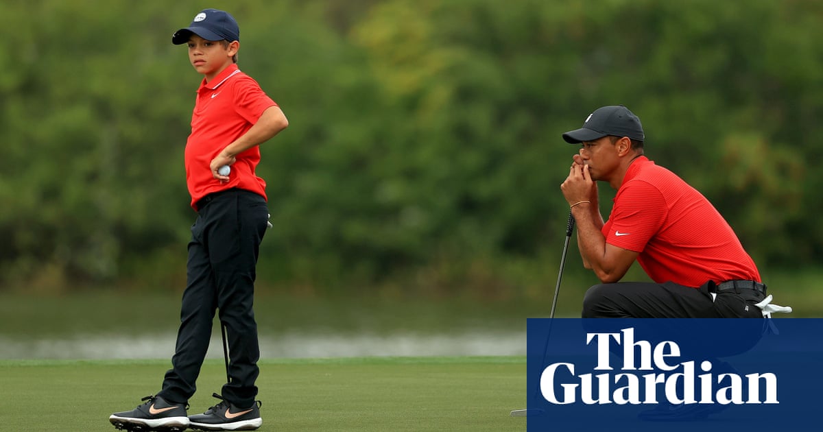 Tiger Woods and son Charlie finish seventh after special weekend