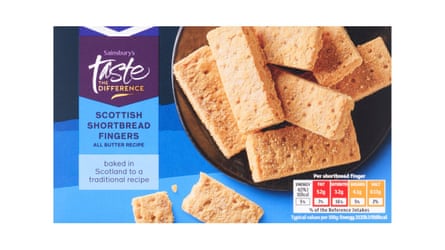 Sainsbury’s Scottish Shortbread Fingers, Taste the Difference 160g