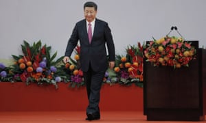 President Xi Jinping warned in his speech on Saturday that any attempt to endanger Chinese sovereignty in the former colony would cross a red line.