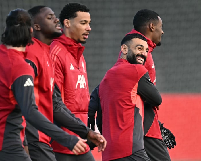 Mohamed Salah takes part in Liverpool training amid speculation over future