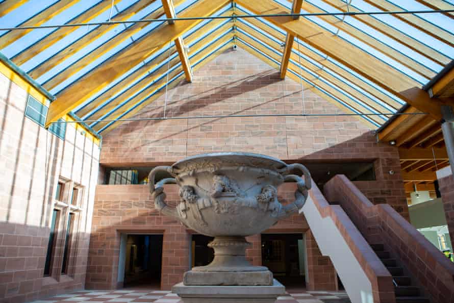 The Burrell Collection’s new courtyard.