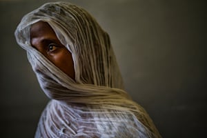 Eyerus, a 40 year old mother of two at the Ayder Hospital in Tigray who was subjected to multiple sexual assaults by soldiers during the conflict in Ethiopia