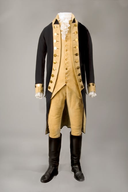 George Washington’s uniform, around 1776–1789