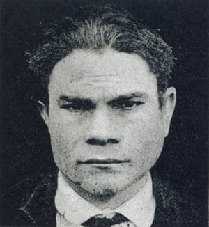 From Cesare Lombroso’s 19th-century criminal taxonomy: head shot of a murderer