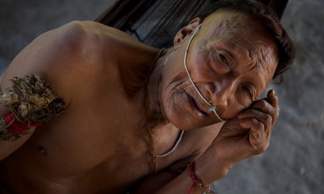 Raya, one of the Nahua elders, in Santa Rosa de Serjali in the remote Peruvian Amazon. 