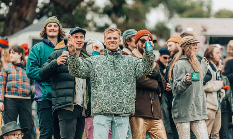 Festival-goers at Meadow