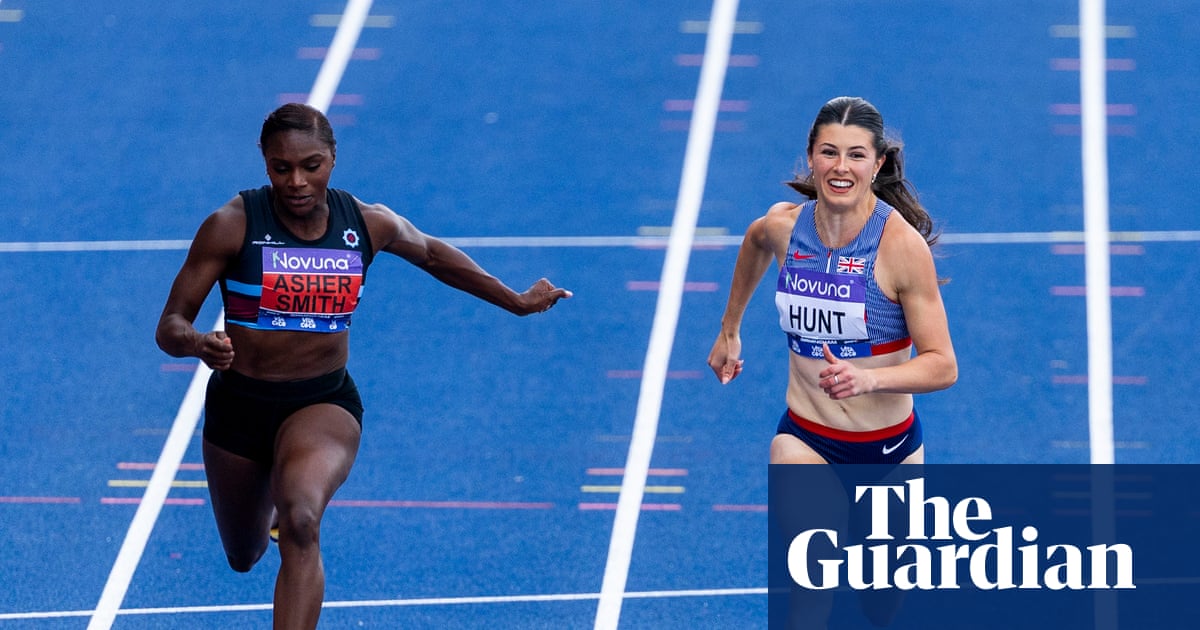 Amy Hunt beats Dina Asher-Smith to retain 100m crown at UK Championships