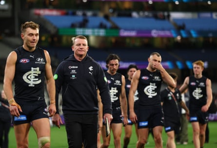 Michael Voss locomotion disconnected aft nan Blues were defeated by nan Magpies successful information six