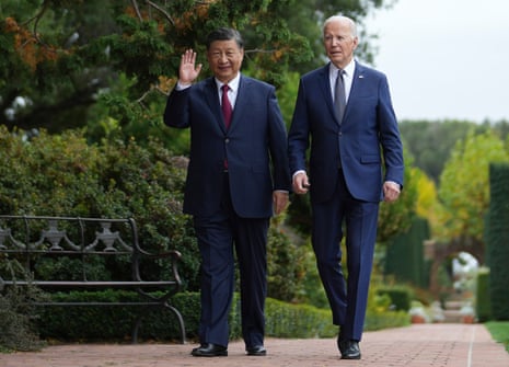 A walk in the gardens at the Filoli Estate in Woodside on the sidelines of the Apec summit in San Francisco.