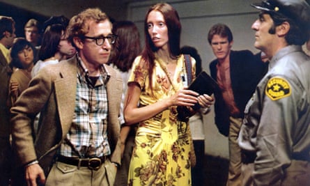 With Woody Allen in Annie Hall.