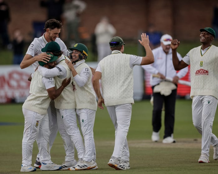 South Africa beat Australia by innings and 31 runs: second men’s cricket Test, day five – as it happened