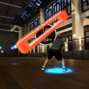 In BoxVR you punch a variety of coloured objects in time to music.