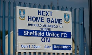 Sheffield Wednesday v Sheffield United Championship – live!  Football