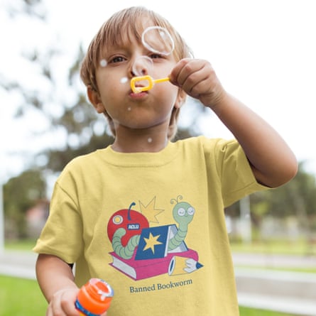 ACLU Banned Bookworm youth tee cr aclu