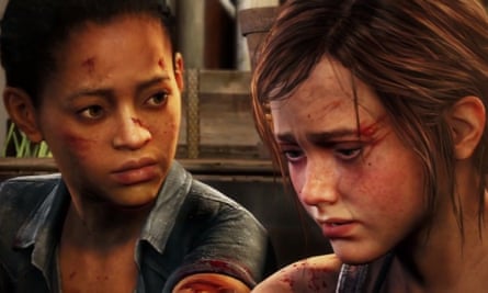 Ellie, right, with Riley in The Last of Us: Left Behind.
