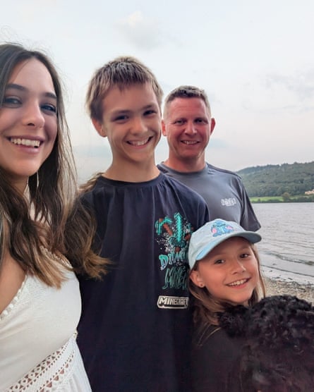 A family of four