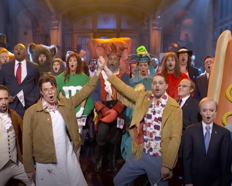 An image from the Saturday Night Live 50th anniversary special
