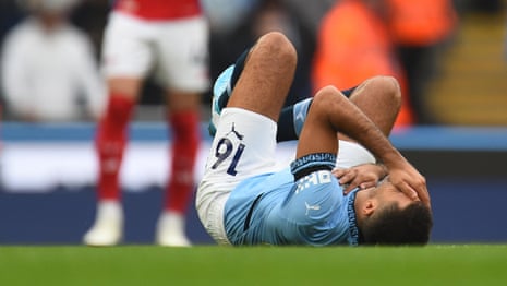 Guardiola confirms Man City's Rodri is out for season with ACL injury – video