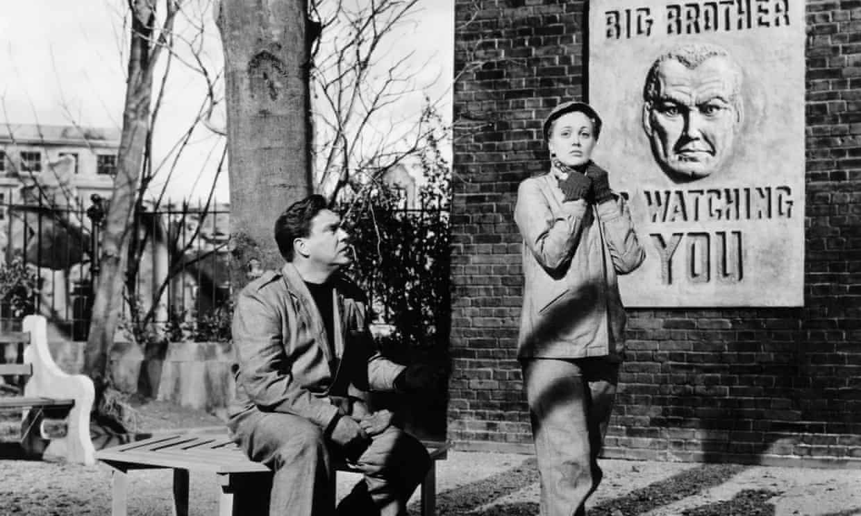 Edmond O’Brien and Jan Sterling in Nineteen Eighty-Four (1956).