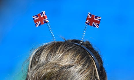 A British supporter at the 2016 Rio Olympic Games
