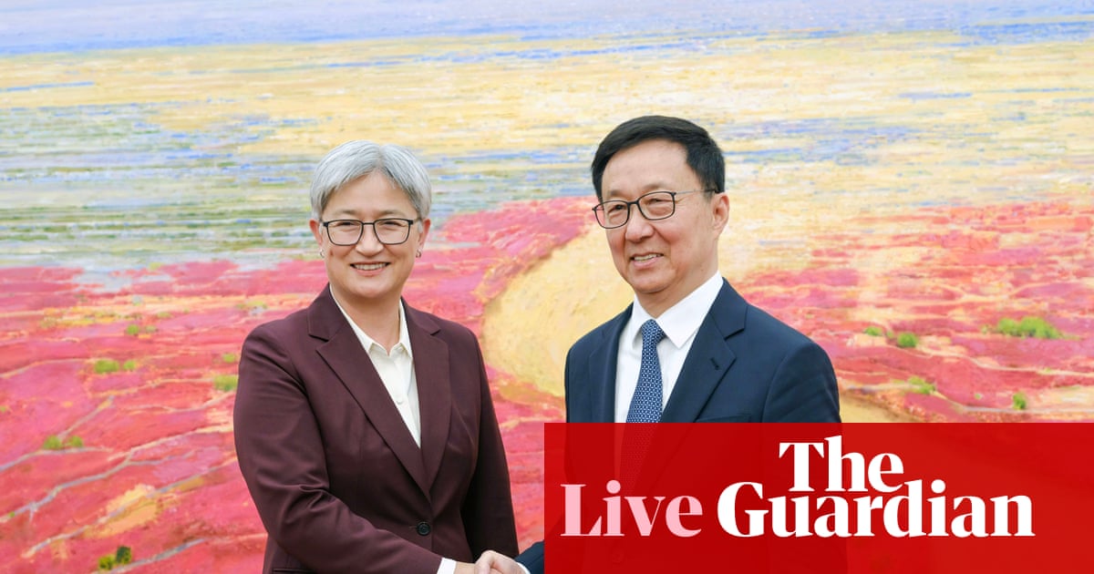 Australia news live: Penny Wong wins jet fuel pledge from China in Beijing visit; US lawmaker says Aukus price might go up