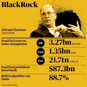Inversiones en combustibles fósiles de BlackRock