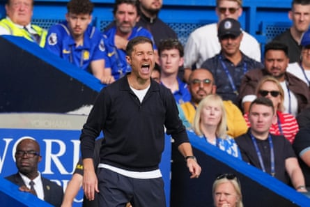 Chelsea manager Xabi Alonso.