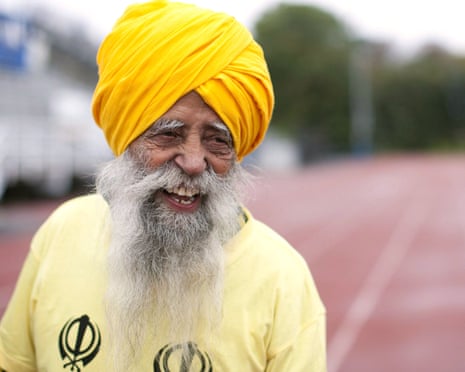 Fauja Singh, 'world's oldest marathon runner', dies in road accident aged 114 | Older people | The Guardian