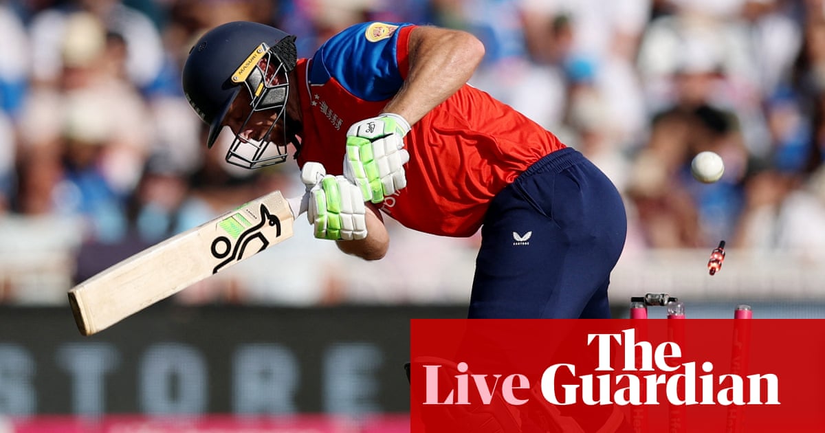 England v India: third men’s T20 cricket international – live