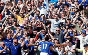 Run to Everton fans to celebrate.