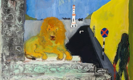 Peter Doig review – sun, sea and savagery in a troubled paradise