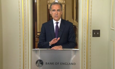 Carney speaking after Britain voted to leave the EU in London on June 2016.