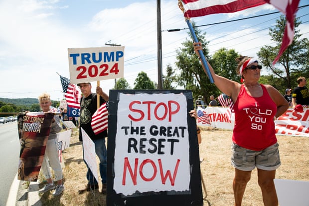 Trump supporters protesting