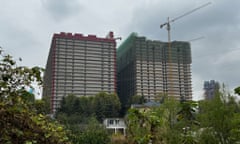 A 26-storey pig farm in Ezhou, Hubei province, China, which plans to produce 1 million pigs a year.