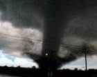 Tornado tears through homes and closes roads in northern Oklahoma - video