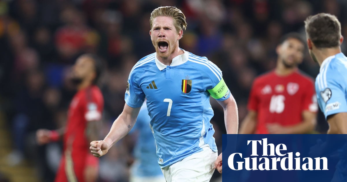 De Bruyne double in Belgium win deals huge blow to Wales’ World Cup hopes
