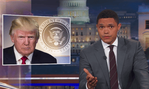 Trevor Noah on The Daily Show.