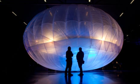 Google Project Loon balloon