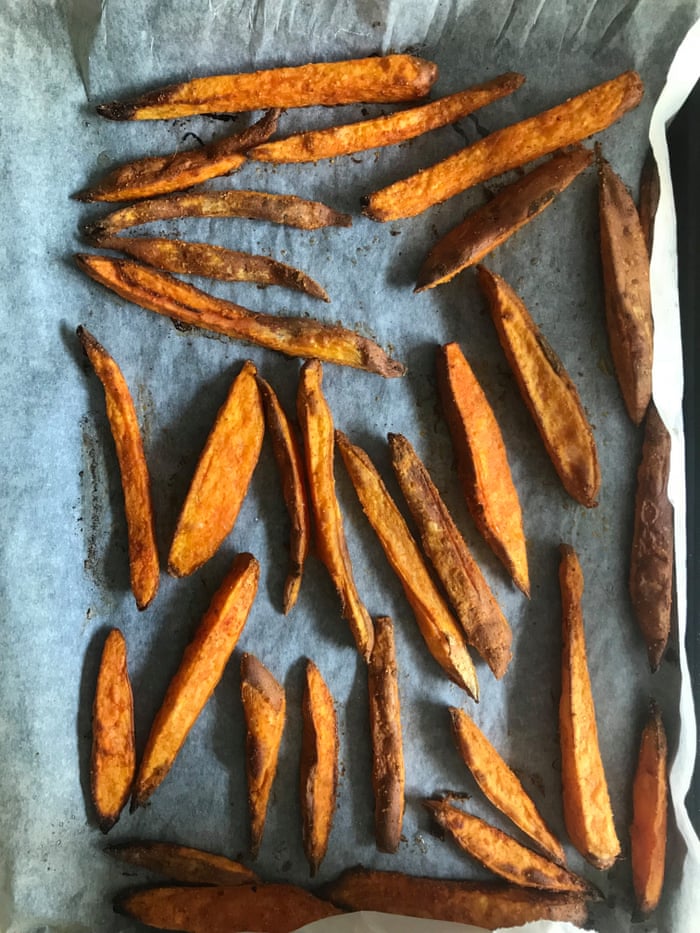 Potato Wedges Cut Sweet Potatoes In Oven Felicity Cloake's Perfect Sweet Potato Fries – Recipe Food The