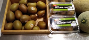 Kiwi fruit all wrapped up