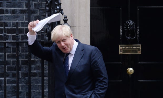  Boris Johnson was accused of 'saying things that are intellectually impossible, politically unavailable'. Photograph: Stefan Rousseau/PA