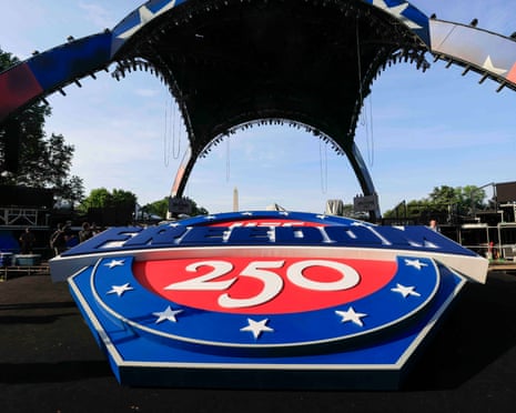 The so-called Freedom 250 UFC stadium on the South Lawn of the White House.